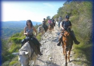  Pbaños a caballo en el Luberon con La Provence a Cheval 